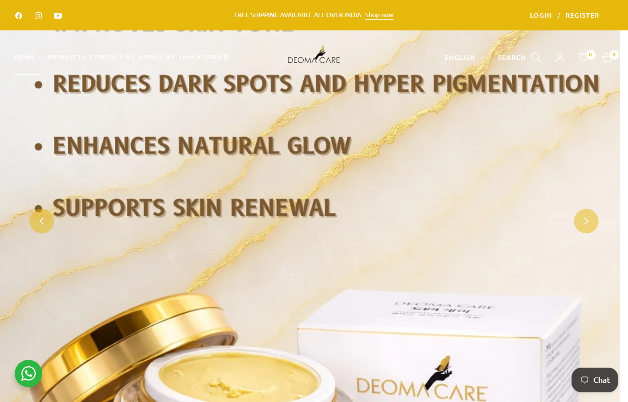 Deoma Care — Dermatology-Backed Personal Care Live Platform Screenshot